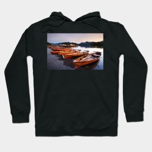 Friars Crag Rowing Boats Derwent Water Lake District Hoodie